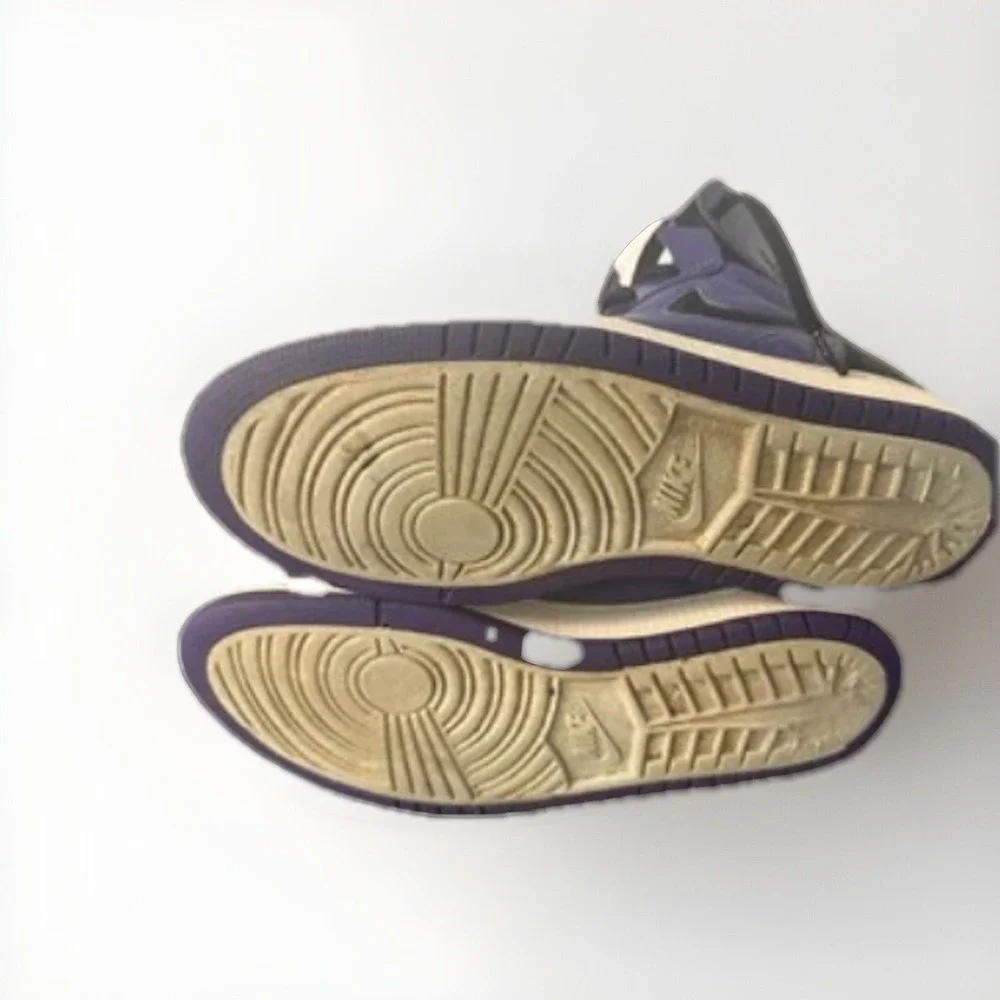 Air Jordan 1 Zoom Air Comfort Court Men's 10 Purple/Psychic Purple/White/Black
